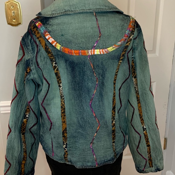 Embroidered Jean Jacket - Picture 5 of 8